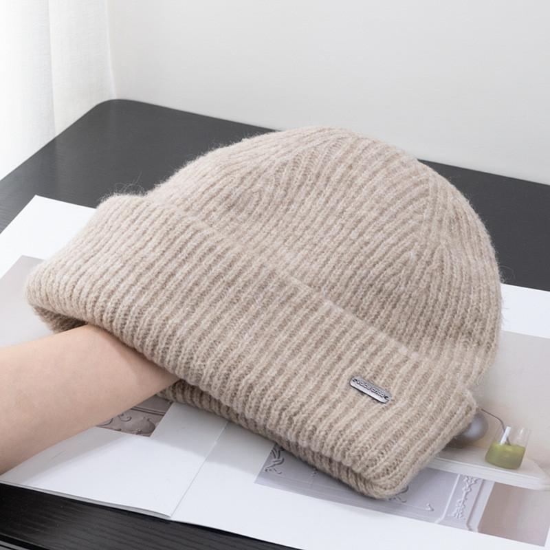 Wool Knit Hat For Women Autumn Winter Breathable Warm Ear Protection Fashion Casual Stylish Ol