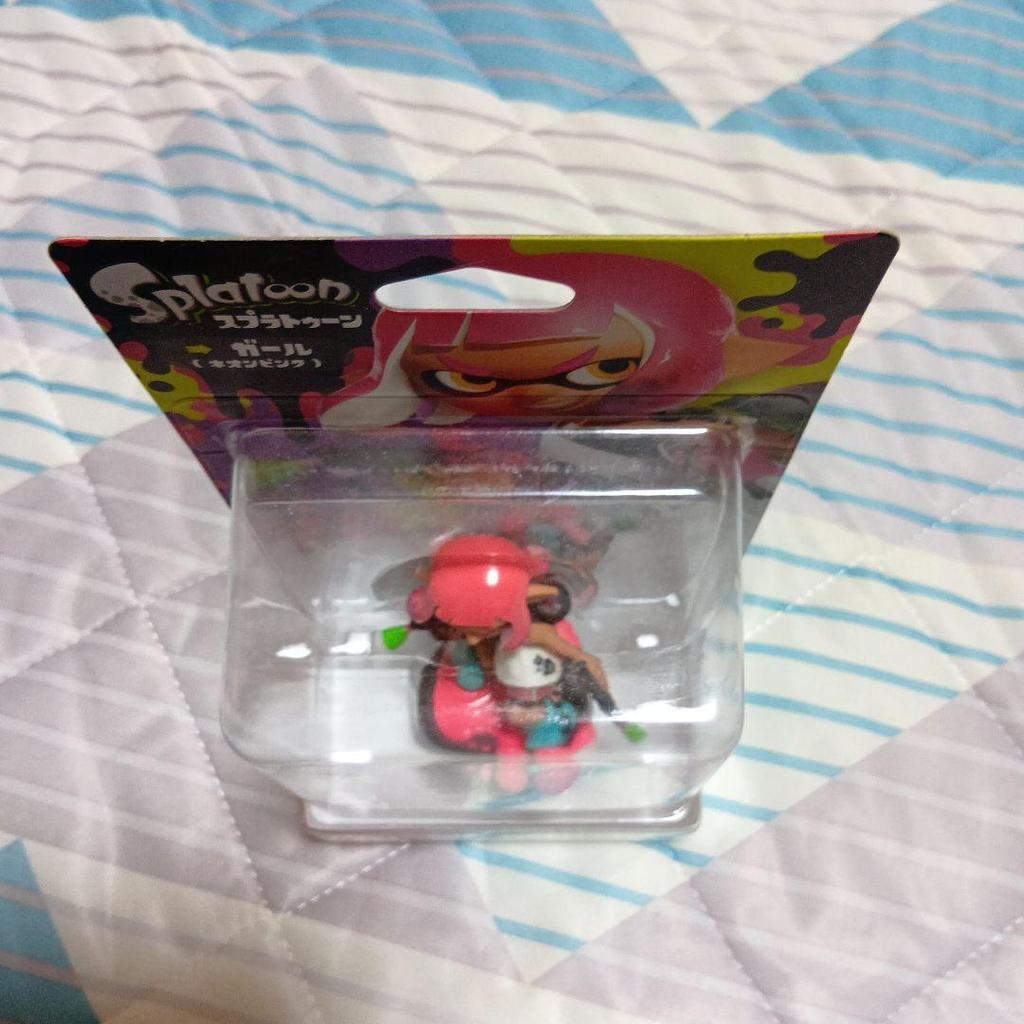 [USED] Splatoon amiibo Girl (Neon Pink)