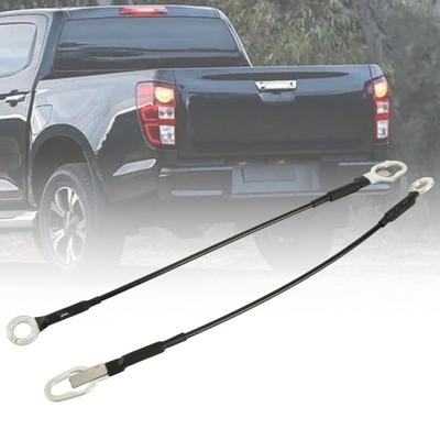 Practical Tailgate Support Check Cable Flexible Black Fine Workmanship