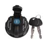 Fuel Tank Filler Cap Cars Fuel Cap with 2 Keys Lockable Locking Fuel Tank Cap