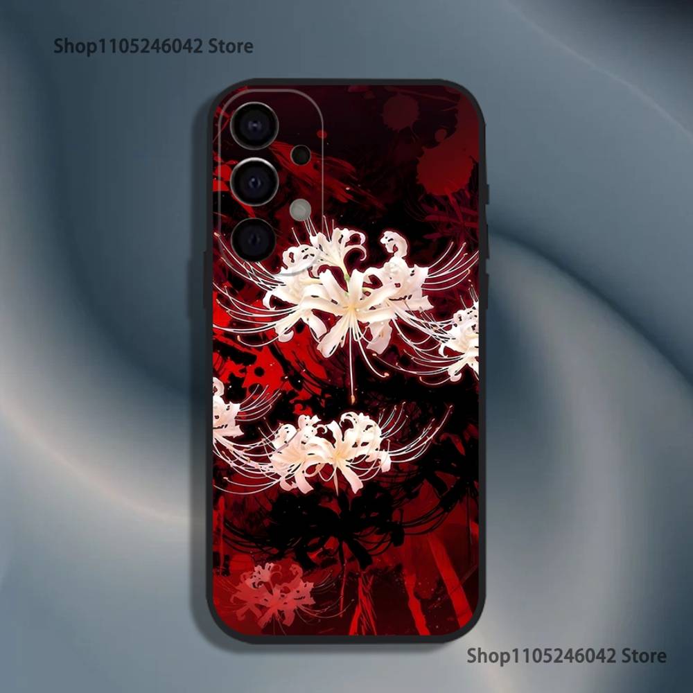 Ghoul Red Spider Lily Tokyo For Samsung Phone Case S25,S24,S21,S22,S23,S30,Ultra,S20,Plus,Fe,Lite,5G Black Cover