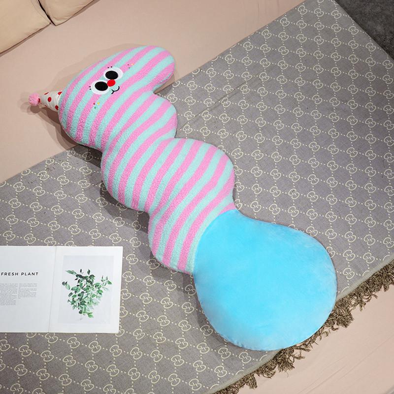 Cartoon Wave Pillow With Plush Cover For Girls Side Sleep Comfort