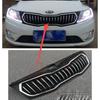 Compatible Kia K2 Grille, Headlights, Taillights, and Fog Lights for 2011-2014 Models