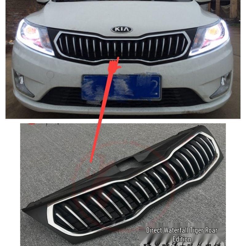Compatible Kia K2 Grille, Headlights, Taillights, and Fog Lights for 2011-2014 Models