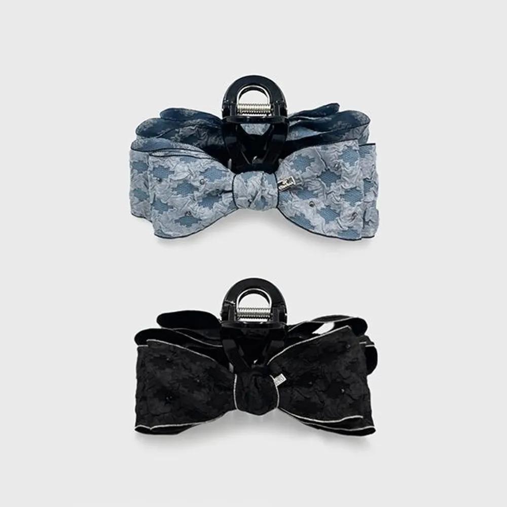 Jacquard Ribbon Hair Clip JC040SA