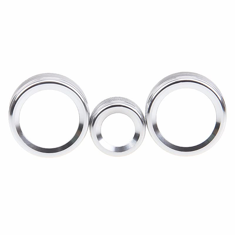 Eaglerich 3PCS/Lot Car Air Conditioner Dial Cover Switch Cover Knob Cover Adjustment Ring Air