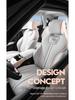 BYD Yuan UP Seat Cushion: All-Season, Durable, Thick, Perforated Car-Specific Seat Cover.