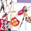 KPOP Şeytan Avcıları Anime Çevresel Boyama Kitabı Karikatür Yaratıcı Karalama Defteri Çocuklar İçin Çizim Taslağı Boyama Kitabı