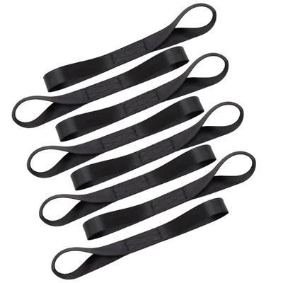 CHANJIF Cintas de Amarração Conjunto de 8 Preto Trampo Transporte Cintas de Amarração Ruptura