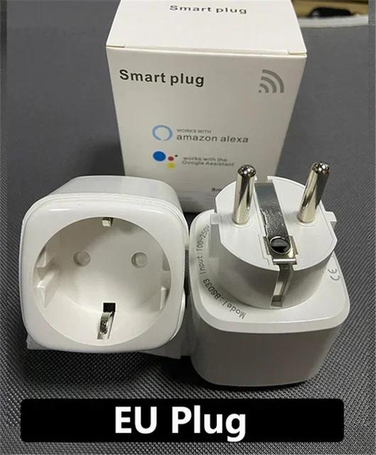 

16A Tuya Smart WIFI Plug Life Socket Outlet AU EU Israel IT Switzerland Plug APP Remote Control Work Hands-Free for Alexa Google Smart Life(Tuya)