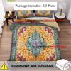New Bohemian Style 3D Printed Bedding Cover Pillowcase European And American Retro Ethnic Colorful Style Duvet Cover Sets