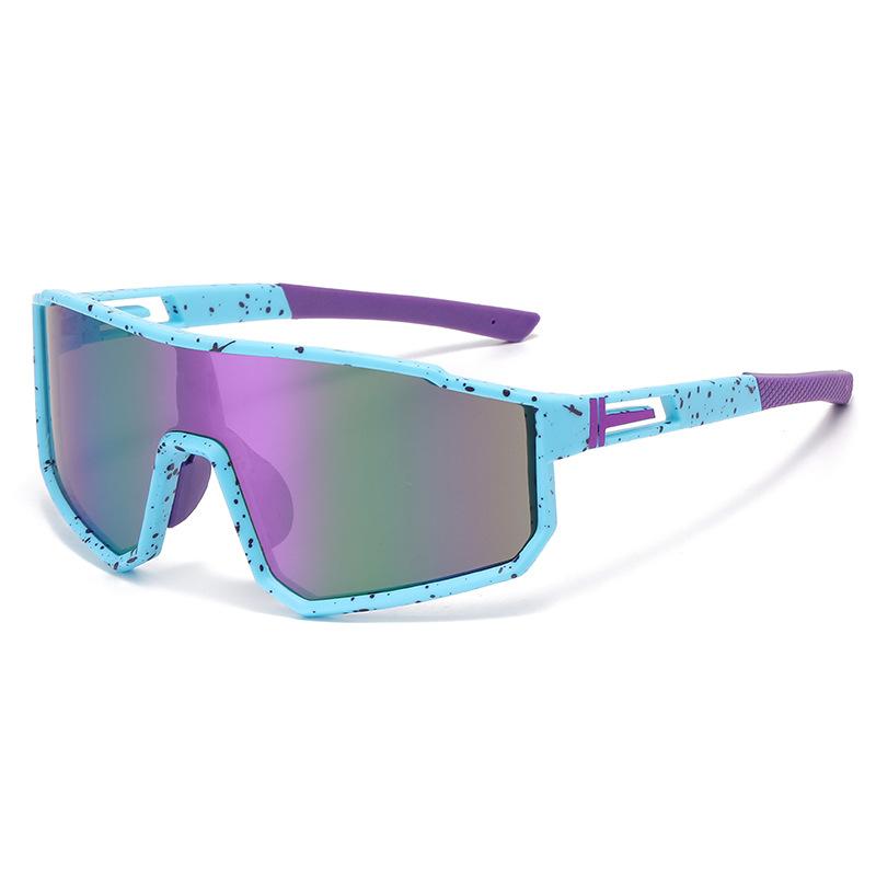 Cross Border New Riding Sunglasses Windproof European American Integrated Outdoor Sports Goggles Fashionable Colorful