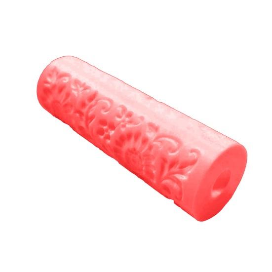 1/2Pcs Textured Roller Brush 3D Printed PLA Material Smooth Finish Paint Roller Floral Vine Pattern Decorative Painting Tool
