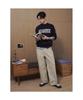8seconds Varsity Lettering Round Knit Navy
