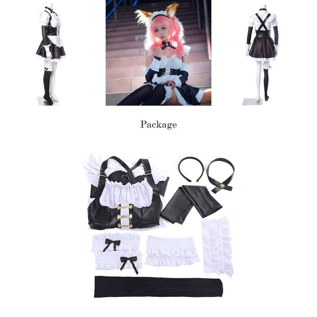 Breathable Fgo Tamamo No Mae Cosplay Costume Full Set For Ultimate Comfort
