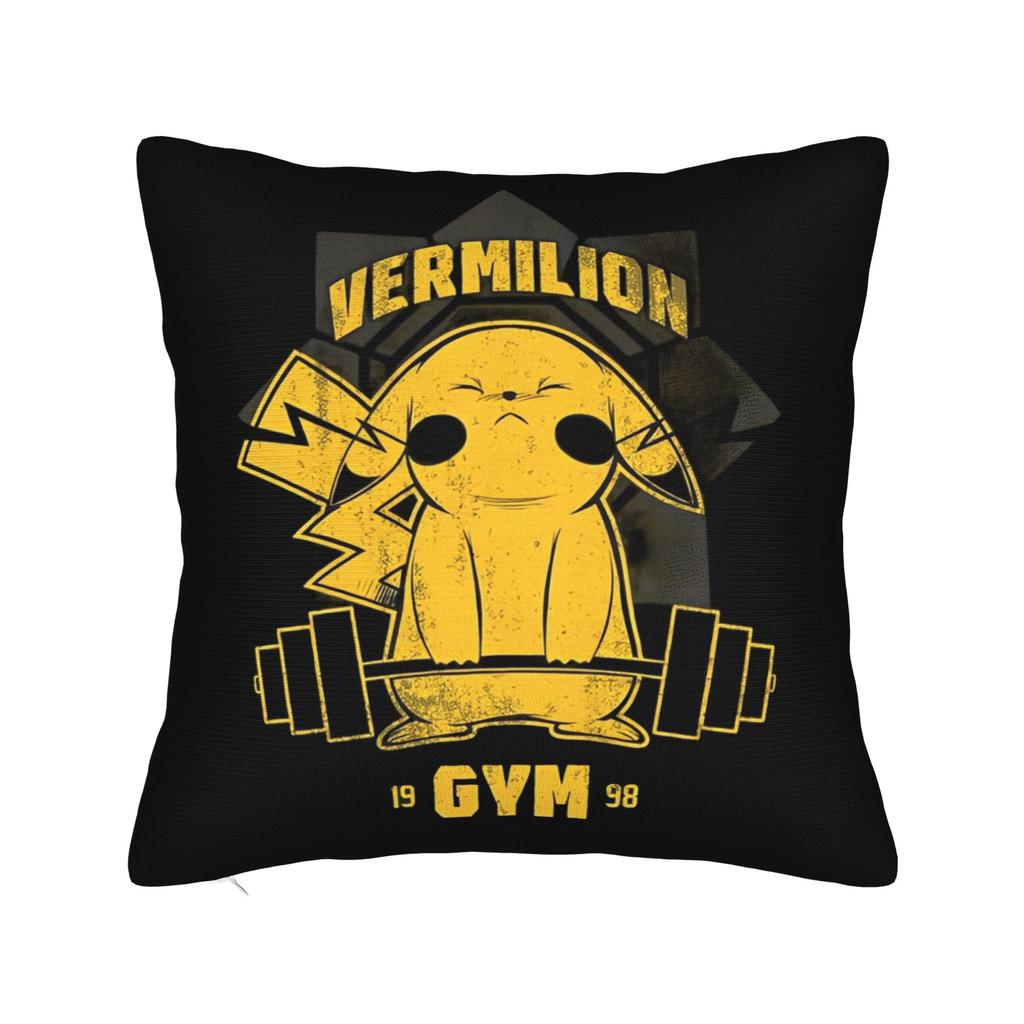 Cartoon Pillowcase Polyester Cushion Cover Decor Pokemoned Throw Pillow Case Cover Home Zipper 45X45Cm