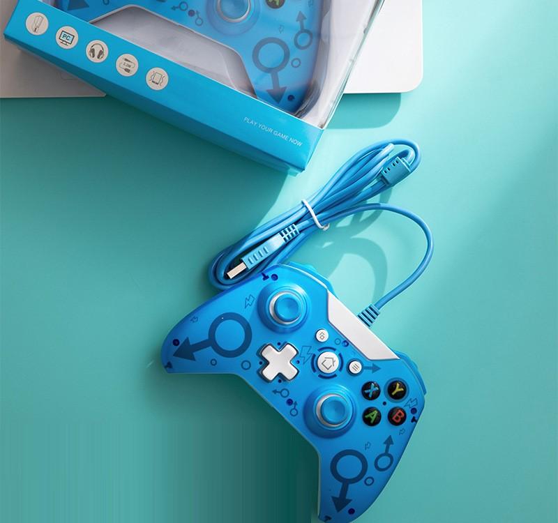 For One Wired USB Gamepad with Vibration Model N-1-High Quality Console Controller for Xbox Controller