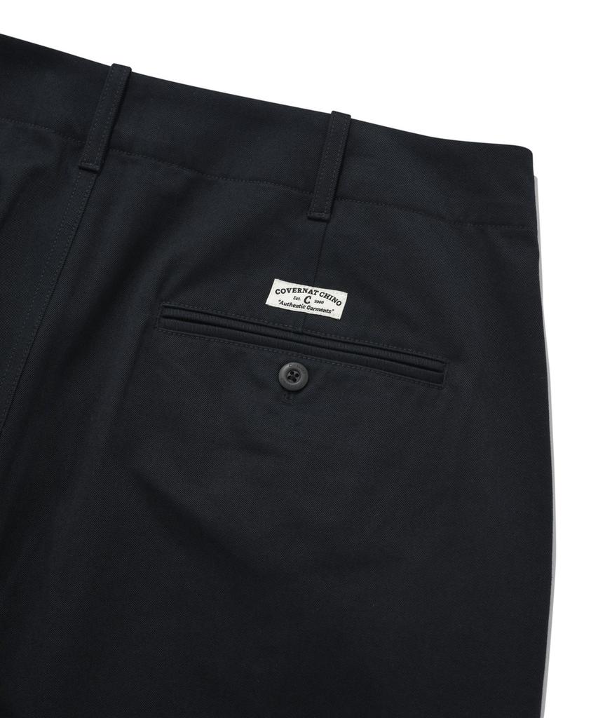COVERNAT Wide Fit Chino Pants Navy