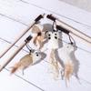 Cute With Mini Bell Training Wand Scratching Tease Cat Rod Pet Supplies Interactive Stick Cat Toy