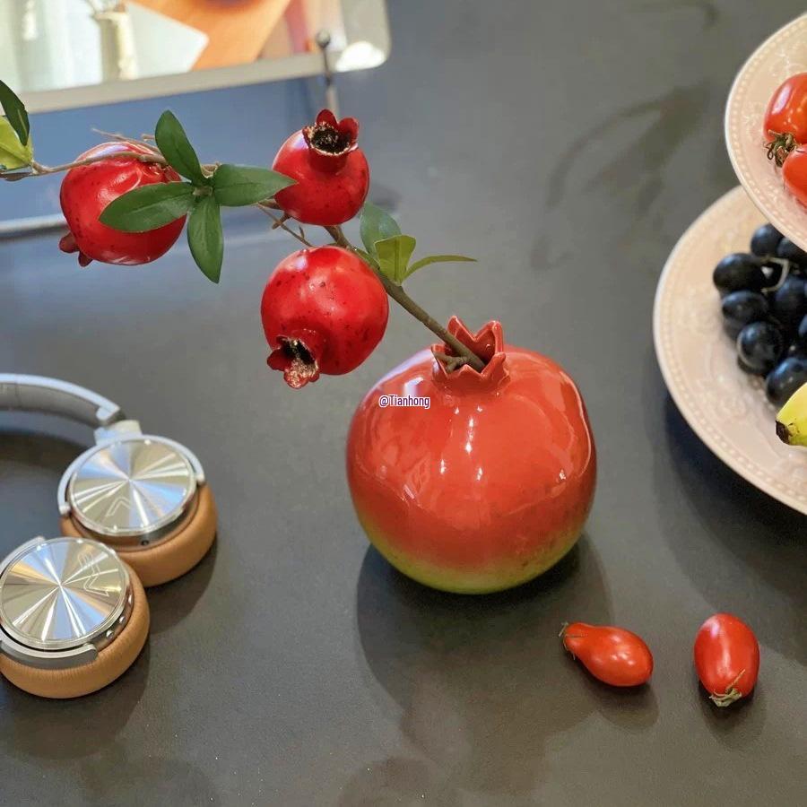 Festlig granatäppelblomma & fruktträdgren Bordsdekoration