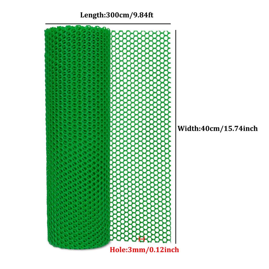 1/2roll Plastic Protective Nets for Poultry Farms, Family Balconies, Plastic Protective Nets, and Fall Prevention Nets 40x300cm