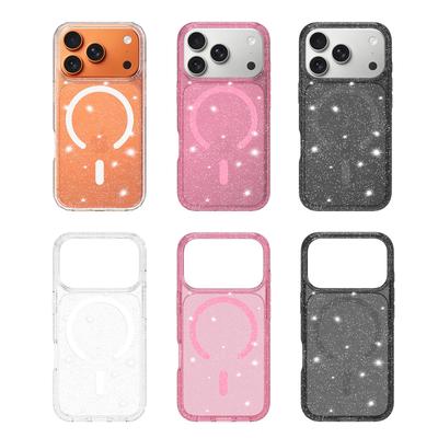 Sanfeng für Apple 16 Handyhülle für IPhone 17 Pro Flash-Puder Hohe Transparenz Anti-Fall Schutzhülle 15pm Schutzhülle