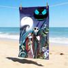 Nightmare Before Christmas Stylish Digital Printing Beach Towel Quick Drying Absorbent Blanket For Beach Pool Gym Travel Christmas Gift C9211613