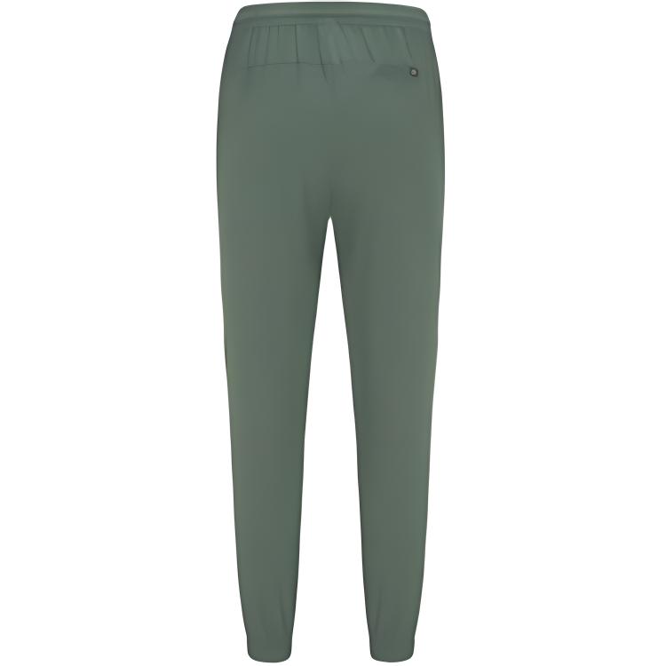 Reebok Solid Color Mid-Rise Tapered Knit Sports Pants Men bottoms Dark-Green 23RMS605MGL1