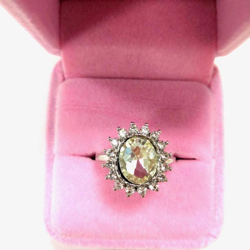 Kate Duchess Of The Same Gemstone Ring Simple Fashion Ring Women'S Jewelry