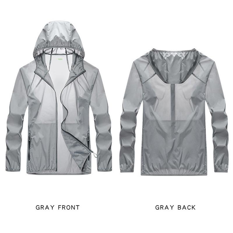 Pocket Quick-Drying Sun Protection Clothing Ultrathin Sunscreen Jacket Windbreaker Cycling Running Camping Breathable Shirt