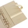 Franklin Planner Bonded Leather Fiber Binder Compact 20mm Beige 65745