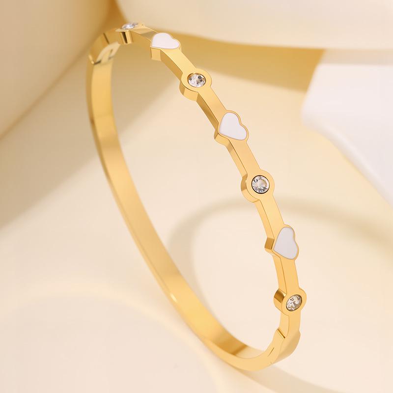 Europäisches & Amerikanisches Luxus Zirkon Stern Armband: Vielseitige, Elegante, Lichtechte Mode für Damen