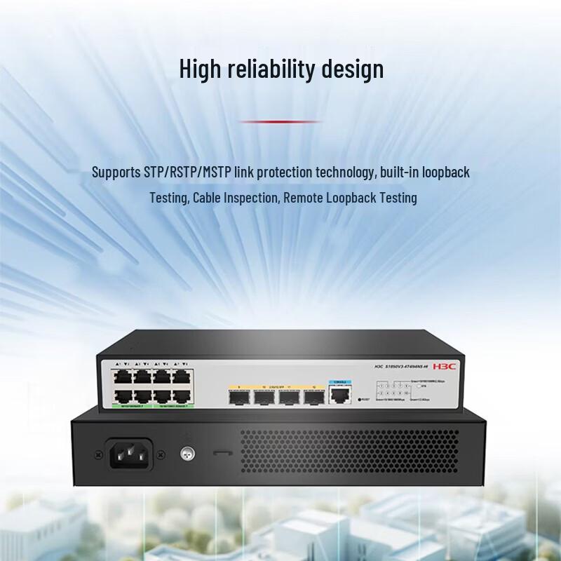 H3C S1850V3-4T4N4NS-HI Enterprise Network Switch