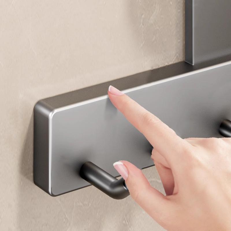 Suction Cup Hooks No Drill Wall Mount Heavy Duty Bathroom Organizer Multi Hook Towel Rack Shower Door Back Adhesive Hanger Strong Hold Reusable