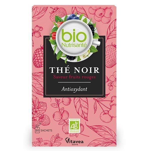 Vitavea Nutrisanté Bio Thé Noir Saveur Fruits Rouges 20 sachets