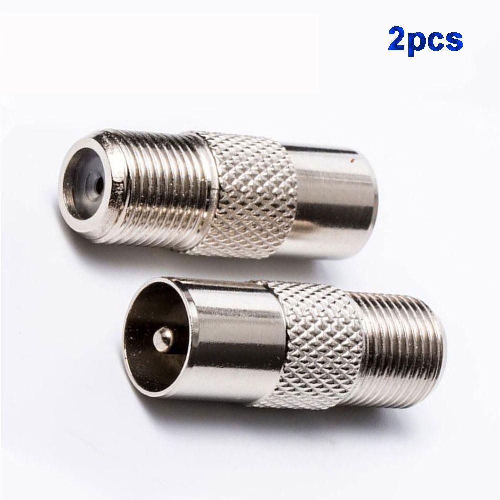 

Satellite PAL F Female Screw Adapter RF Coax Adaptor F To RF male Converter Connector серебряный