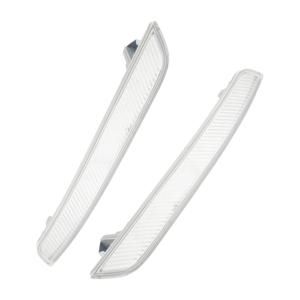 Riflettore paraurti anteriore bianco trasparente Migliora la visibilità dell'auto Riflettore indicatore laterale per X6 E71 2008‑2013