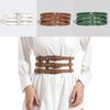 Punk Style Womens Wide Waist Belt With Elastic Band For Fashionable Casual Wear