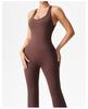 Slimming Yoga Dance Jumpsuit: Body-Shaping, Hip-Lifting, Micro-Flare Fitness Wear