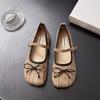 Fashion Shoes Woman Flats Bow-Knot Shallow Mouth Dress New Ballerinas Summer Butterfly Spring Butterfly-knot Mary Janes Shoes Woman Flat