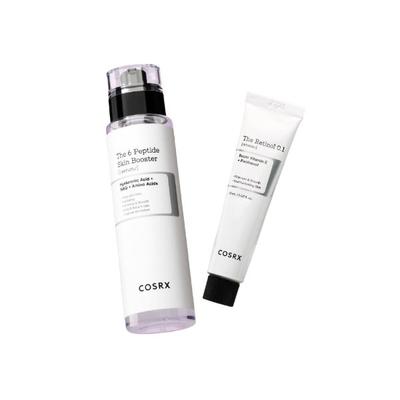 Retinol 0.1 Booster Set Anti-Aging Care (Retinol 0.1 Cream 20ml + 6 Peptide Serum 150ml)