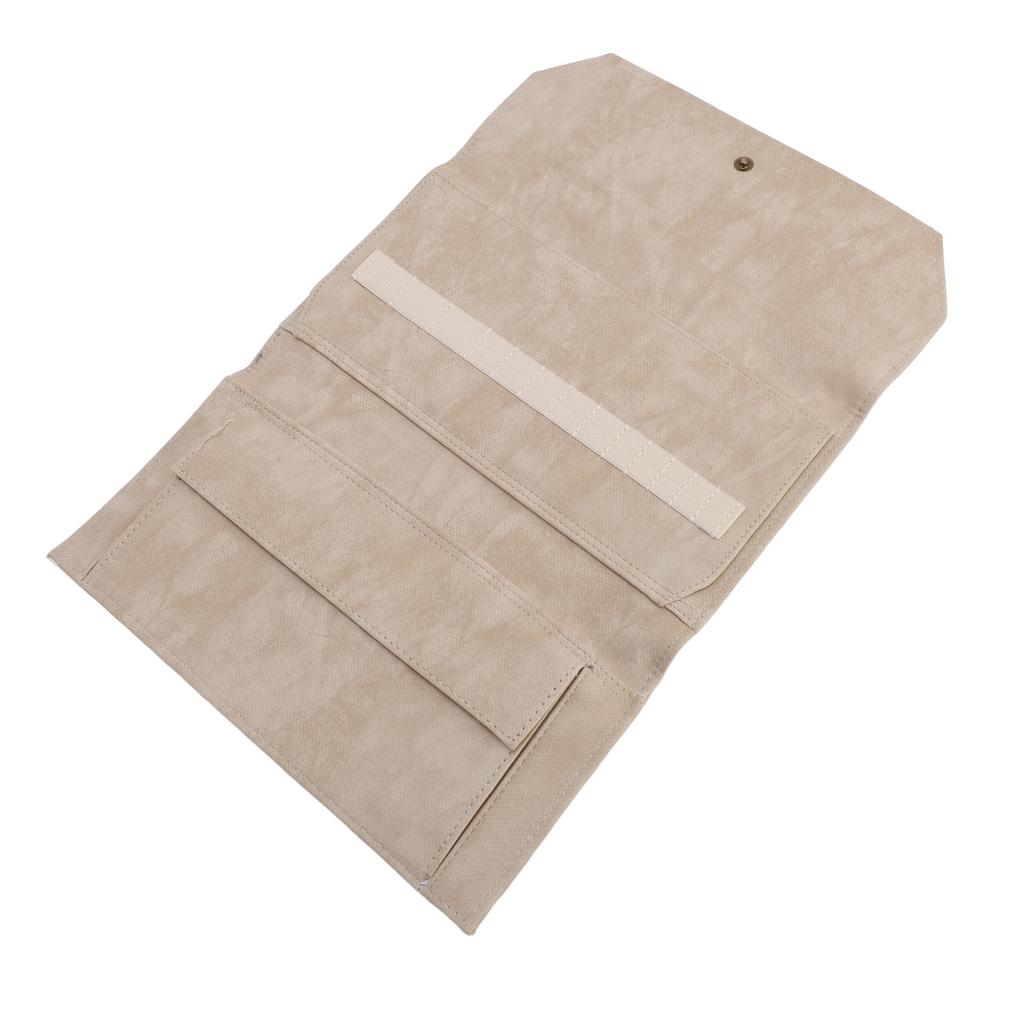 Knitting Needle Storage Bag PU 13in Knitting Needle Case for Home Travel Cafe