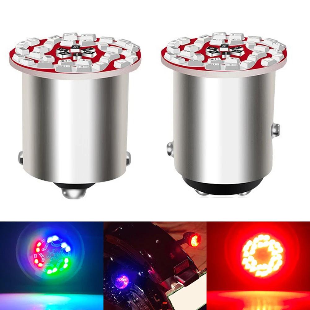 1157 BAY15D P21 Brake Light LED 5W 1156 BA15S P21W Bulbs 30 SMD Turn Signal Light Fitment Car Brake Light TailLamp Car Light DRL