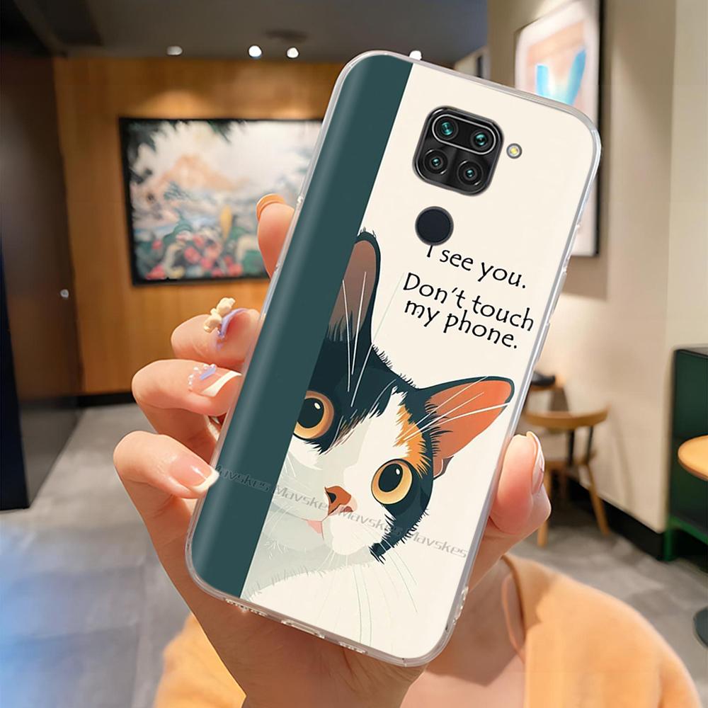 Phone Case For Xiaomi Redmi Note 9 Case Cat Panda Full Protection Silicone Back Cover For Redmi Note 9 Note9 Cases Fundas Coque