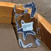 Blaue Seestern Ozean Elemente Klare Hülle Für Samsung S25 Ultra Hüllen Galaxy S24 Plus S23 S21 FE S22 A15 A35 A55 A54 A53 A52 Abdeckung