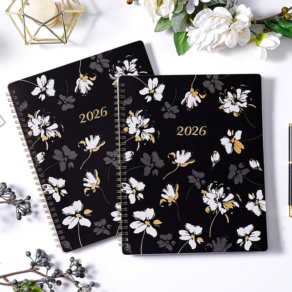 2026 Planner - 2026 Planner Weekly and Monthly, January - December 2026, Calendar Planner 2026 with Monthly Tabs, Floral Cover
