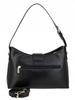 David Jones Women's Shoulder Bag, Black Eco-leather