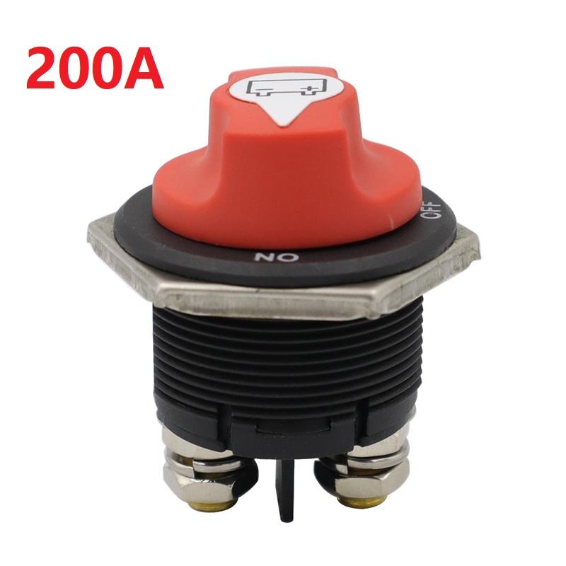 300A/200A/100A/50A Car Battery Switch Rotary Disconnect Power Cut Off Disconnecter Isolator For Auto Truck Motorcycle Boat RV
