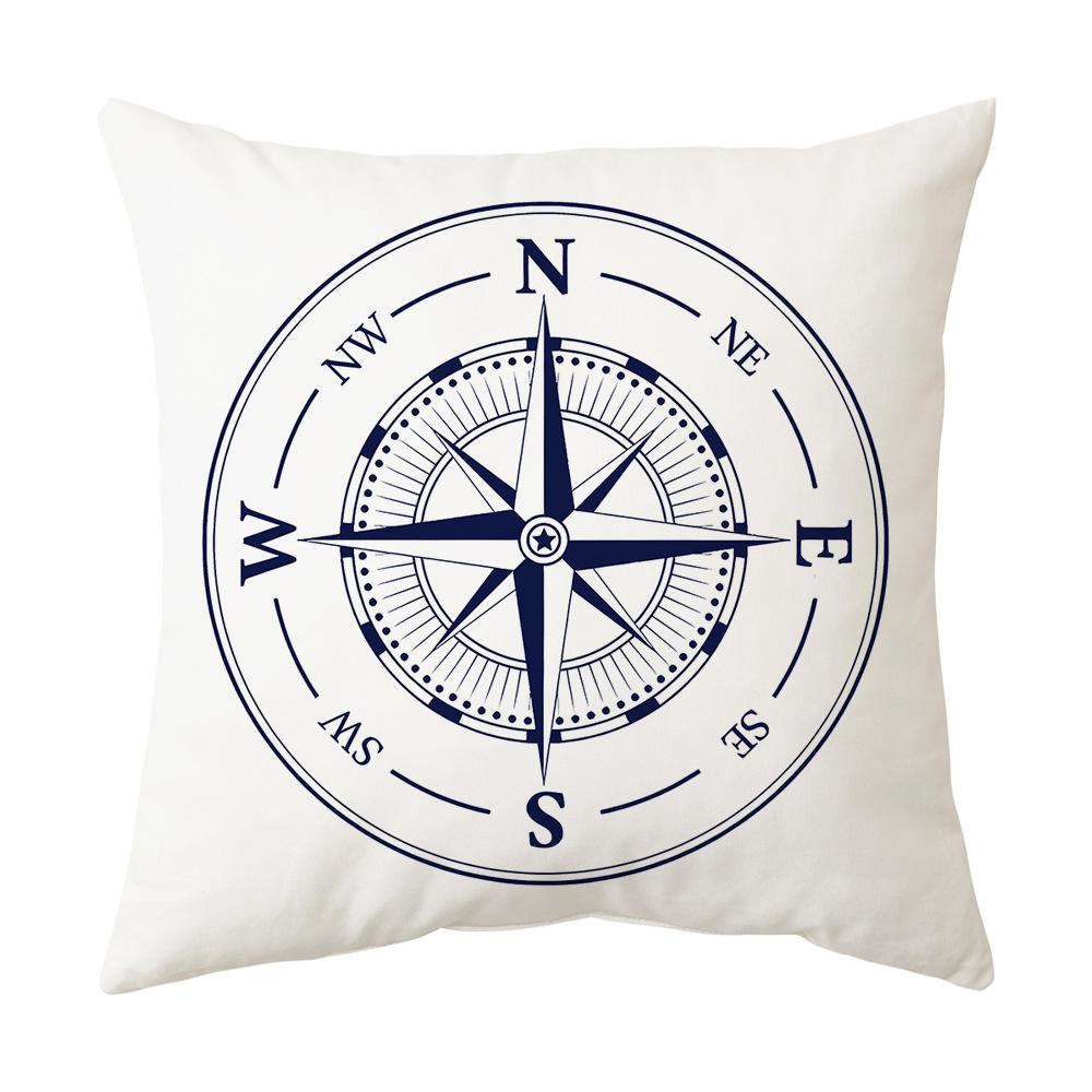 New Ocean Pillow Sailing Series Pillow Cover Home Cushion Cover Nordic Car Cushion
