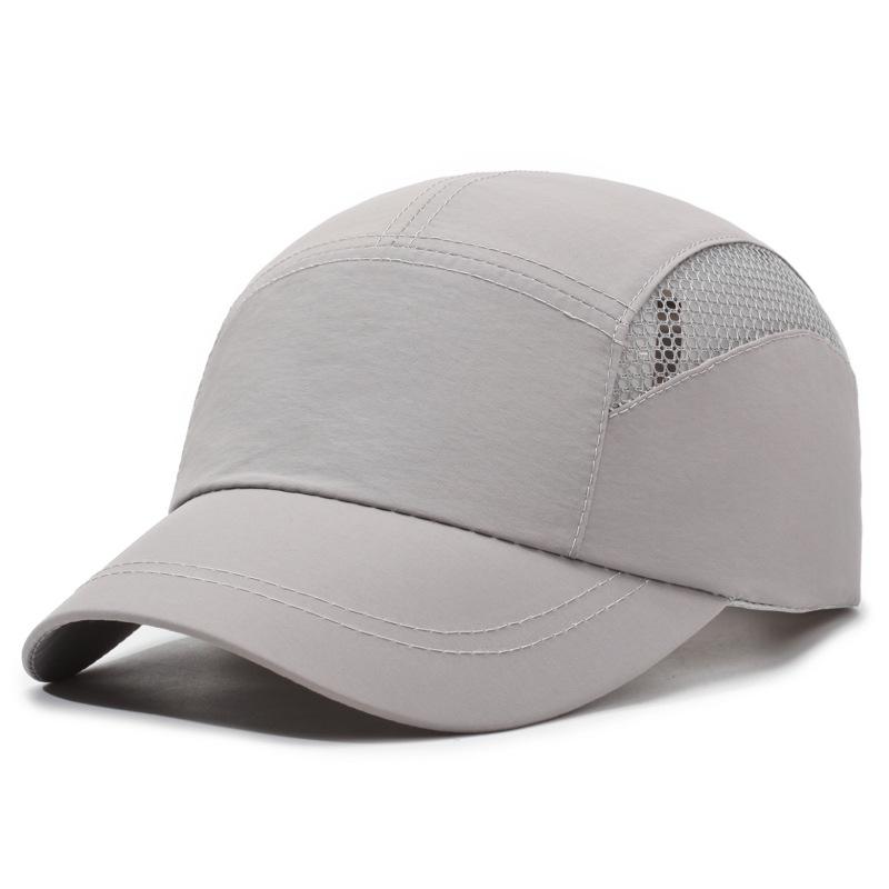 Customized Short Brim Summer Hat Breathable Quick Dry Baseball Outdoor Sun Protection Hat Sport Style Casual Duckbill Cap